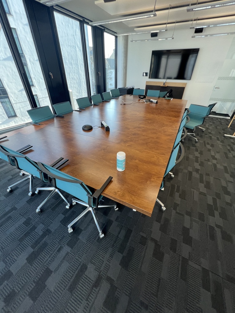 Conference Table, brown, 4,2 x 2,4 m