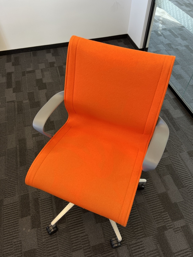 Workchair, orange, grey  