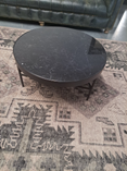 [#00-36] Coffee Table, Black Marble