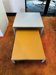 Couch Table, orange/grey