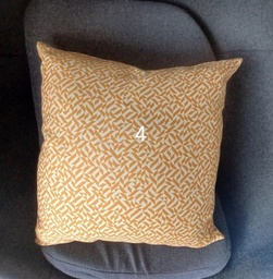 [#00-179] Pillow, orange/white pattern