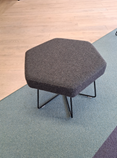 Stool, NaughtOne, Grey Hexagon