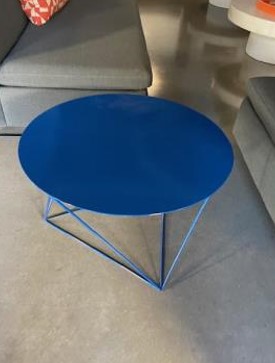 Blue Metal Table