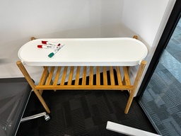 Small Shelf, wooden/white