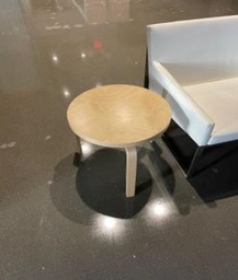 [#00-14] Wood Round Lil Table