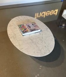 [#00-16] Marble Oval Table
