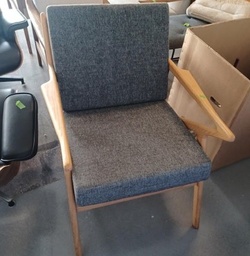 [#00-110] Lounge Medium Gray/Wood