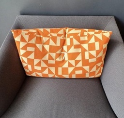 [#00-145] Pillow, orange pattern